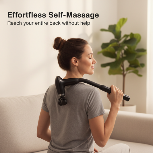🔥New Hot Selling❤️‍🔥 Long-Handle Percussion Massager with 5 Heads