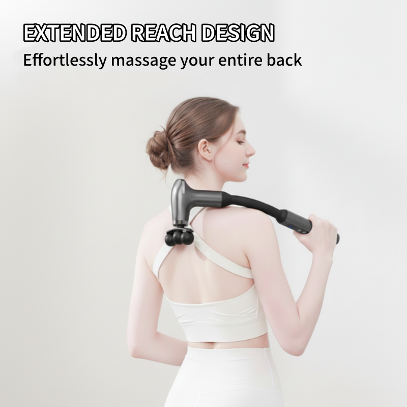 🔥New Hot Selling❤️‍🔥 Long-Handle Percussion Massager with 5 Heads