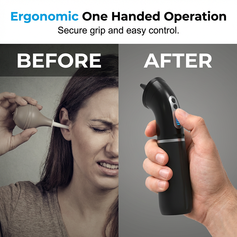 ⏱️Free shipping for a limited time🚗Gentle and safe electric ear cleaning kit