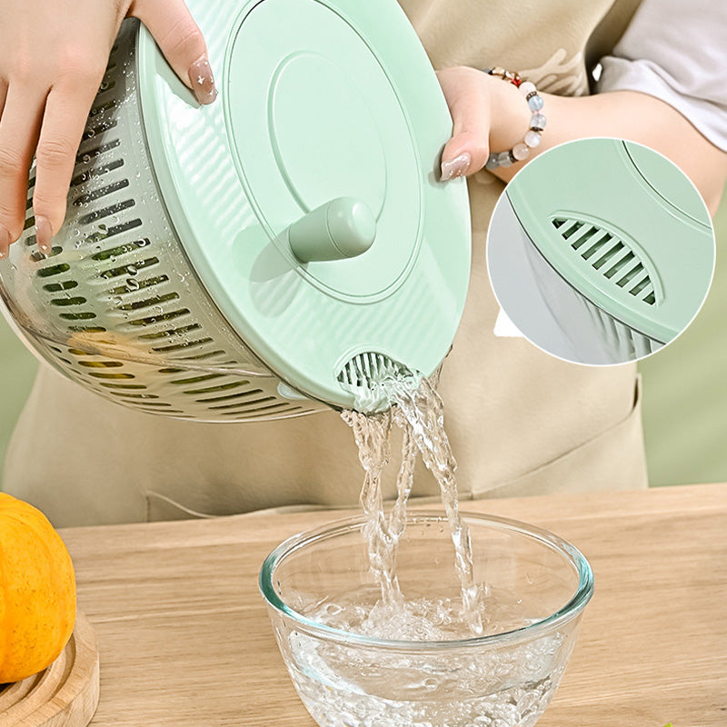 🔥 Hot sale 49% OFF🔥9-in-1 Multifunctional Large Capacity Salad Spinner & Slicer
