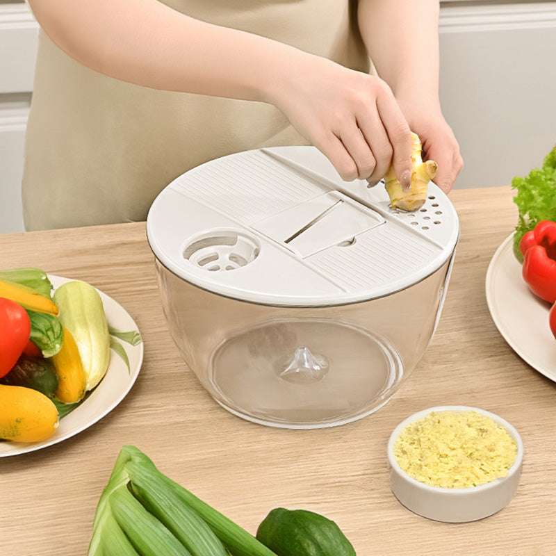🔥 Hot sale 49% OFF🔥9-in-1 Multifunctional Large Capacity Salad Spinner & Slicer