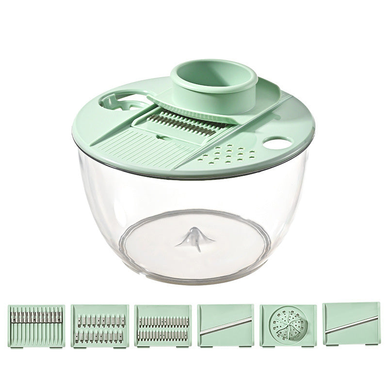 🔥 Hot sale 49% OFF🔥9-in-1 Multifunctional Large Capacity Salad Spinner & Slicer