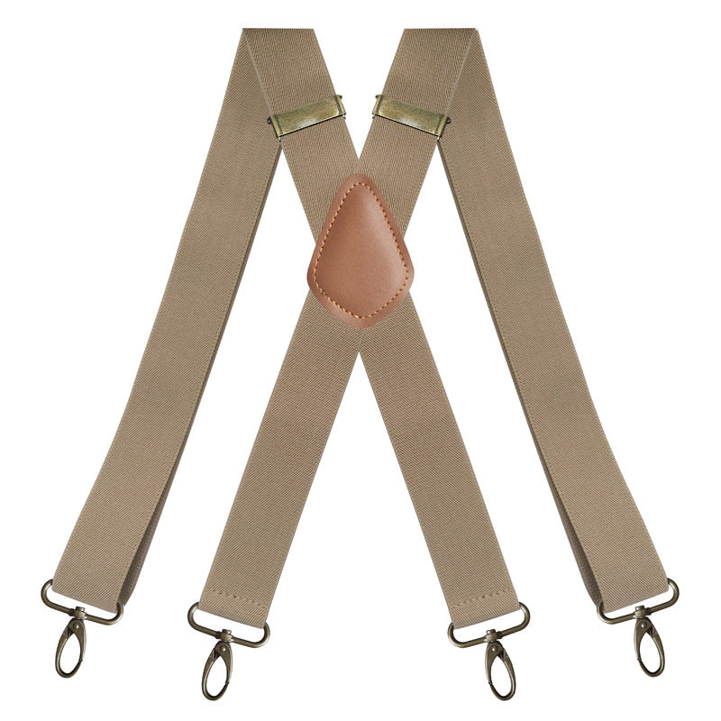 📢📢49% OFF !! ⏰Men's X-Back Suspenders with Hook Clips