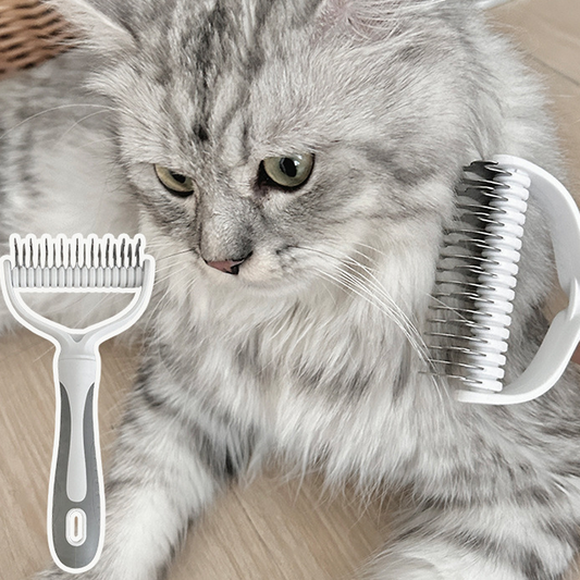 💖2026 Hot Sale💖  Dual-Sided Pet Grooming Rake