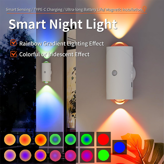🔥New Hot Selling❤️‍🔥 Auto-Sensing Color Changing Night Light
