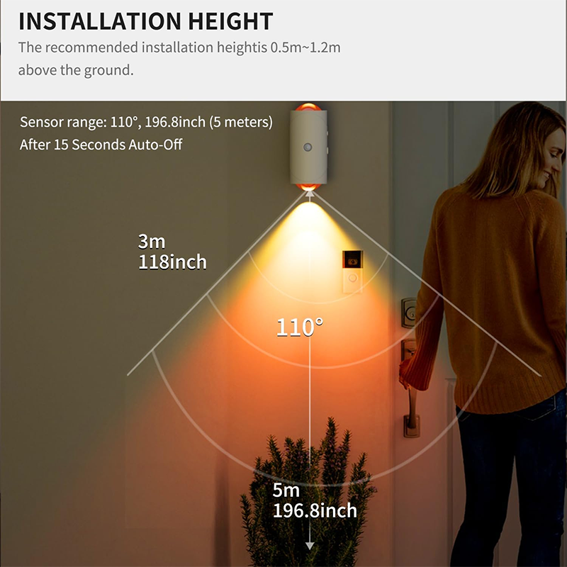 🔥New Hot Selling❤️‍🔥 Auto-Sensing Color Changing Night Light