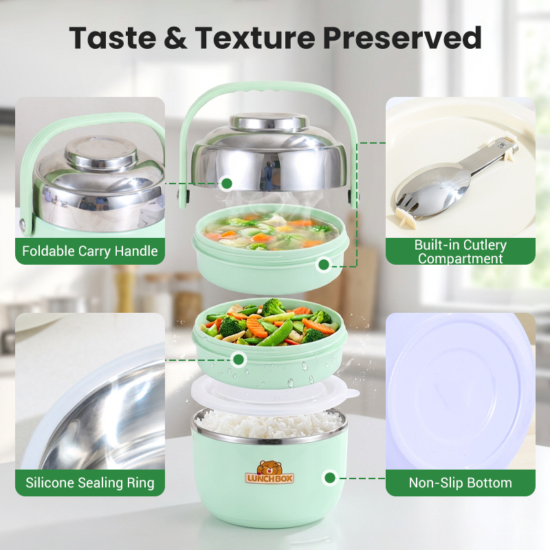 🔥New Hot Selling❤️‍🔥1.5L Stainless Steel Vacuum Insulated Food Jar