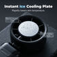 🧊 Ice-cooled fan with digital display | 3 speed settings + cooling mode, foldable base ✅