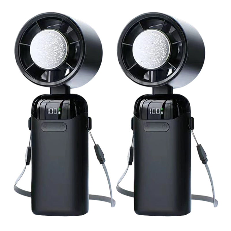 🧊 Ice-cooled fan with digital display | 3 speed settings + cooling mode, foldable base ✅