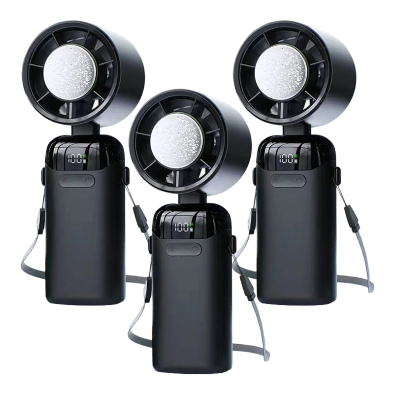 🧊 Ice-cooled fan with digital display | 3 speed settings + cooling mode, foldable base ✅