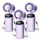 🧊 Ice-cooled fan with digital display | 3 speed settings + cooling mode, foldable base ✅