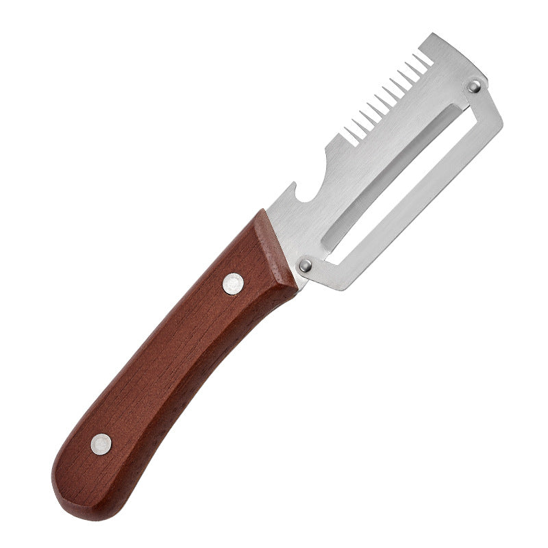 🥳HOT SALE🥳💞24K+ SOLD! Scallion Tool – From £7.99! 3-in-1 shreds, peels & opens. Premium steel & wood – grab yours! ✅