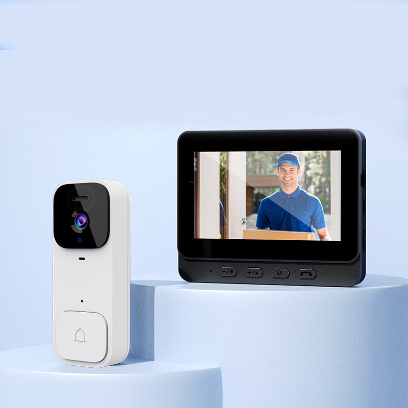 🔔 LIMITED-TIME 50% OFF! ✨ Smart Video Doorbell with 4.3" Display – Two-Way Audio, Night Vision, Wide Angle 🏠