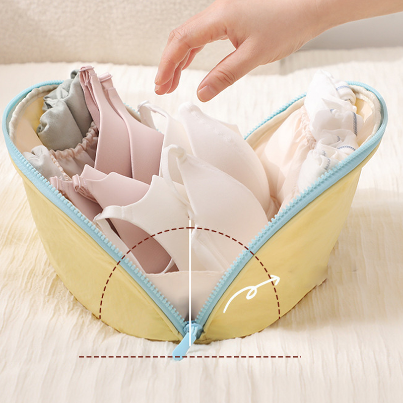 🏆 Last Day Special Price £12.99! 💐 Portable Underwear Travel Organizer – Separate Storage for Bras, Panties & Socks💕