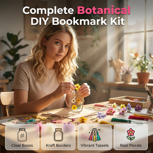 DIY Dried Flower Bookmark Making Kit