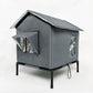 🏠🐈 All-Weather Elevated Outdoor Cat House – Waterproof, Insulated, Foldable 🌧️