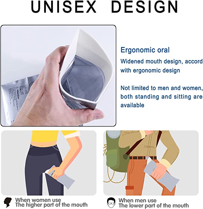 🥳2026 TOP PICK🥳 Travel Pee Bags – 700ml Unisex, SAP Instant Gel Technology – Leak-Proof, Eco-Friendly – Perfect for Travel, Hiking & Emergencies! 🛡️💨