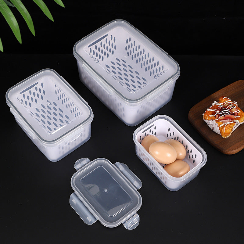 📢📢LIMITED-TIME 50% OFF: ONLY £6.99‼️🍇 3-Pack Berry Keeper for Fridge | Fruit Containers with Drain Tray | Keeps Produce Dry & Fresh Longer