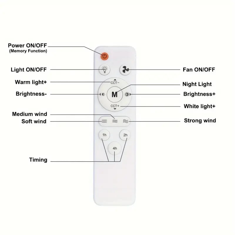 🏆LAST DAY SALE 56% OFF🔥SmartBreez 40W LED Ceiling Fan Light – 20.5 Ultra-Quiet with Remote 🎯 | E27 + FREE B22 Adapter 🔌 | For Bedroom 😴, Kitchen 👩‍🍳 & Garage 🛠️ – UK Ready!