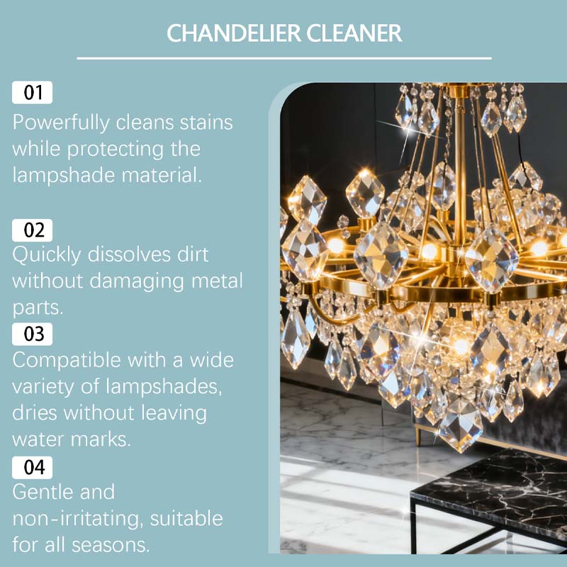 🥳2026 HOT SALE🥳💞50K+ SOLD!✨💦 50% OFF! Chandelier Cleaning Spray – Removes dust & stains from crystal/metal. No scrubbing, no residue. Protect your chandelier’s shine. A delicate job made easy! 💎🛡️