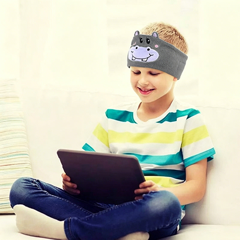 🥳2026 HOT SALE🥳💞50K+ SOLD!🎧😴 50% OFF! Kids‘ Bluetooth Headband – 2‑in‑1: soft headband & sleep mask. Perfect for travel or naps. 🧸✨