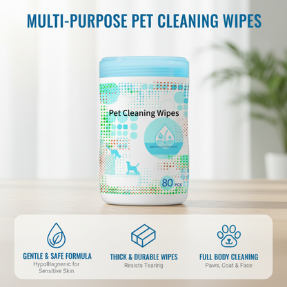 Multi-Purpose Pet Cleaning Wipes