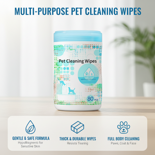 Multi-Purpose Pet Cleaning Wipes