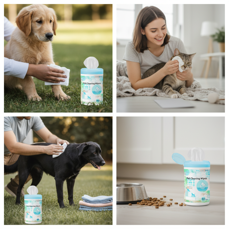 Multi-Purpose Pet Cleaning Wipes