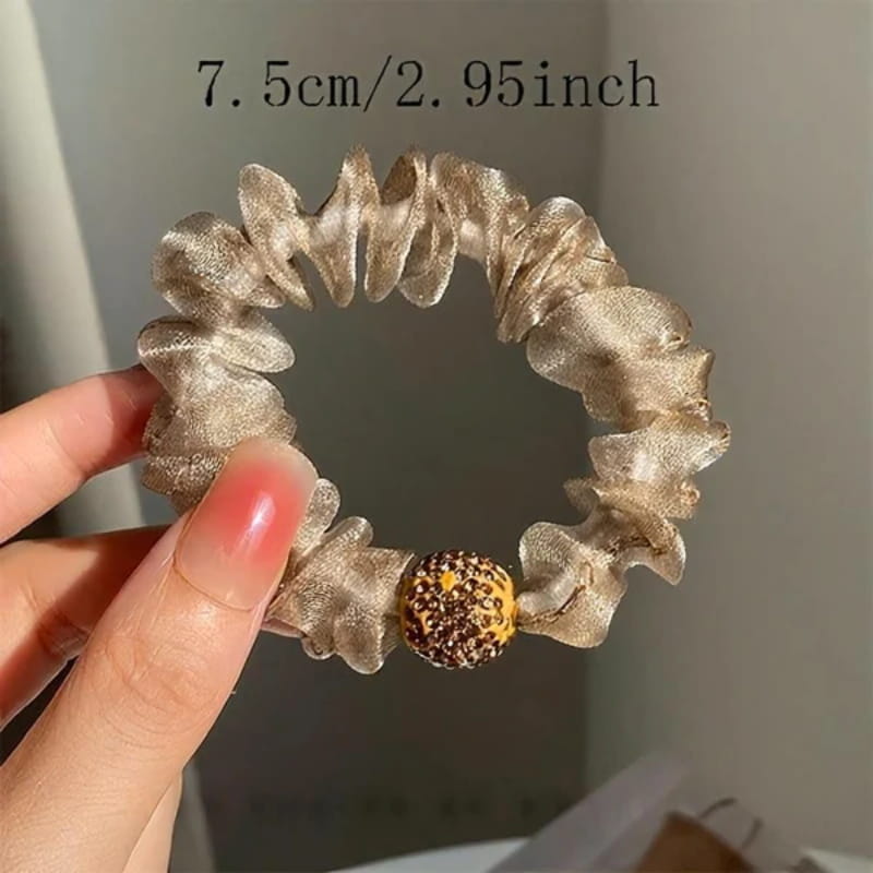 🔥Buy 1 get 2 free🔥 Elegant Rhinestone Mesh Hair Ties