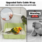 🐦 USB automatic recirculating bird bath, dual-row shower design, splash-proof and easy to clean 🚿💧