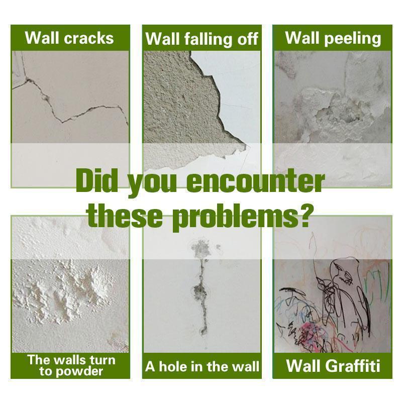 ⏳Limited-time 50% off⏰Wall Mending Agent – Fix Wall Flaws in Seconds! 🏠🔧