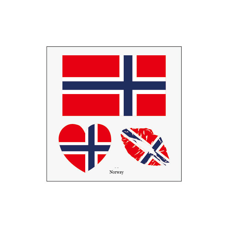 🏆World Cup 2026 Deals⚽🔥World Cup Flag Temporary Tattoos for Sports Fans🥳
