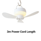 🥳2026 HOT SALE🥳💞50K+ SOLD!🏕️💤 50% OFF! Rechargeable Hanging Fan with LED Light – Silent breeze, soft night glow. Hooks anywhere, 1.5m cord. Sleep cool under canvas! 🌙✨