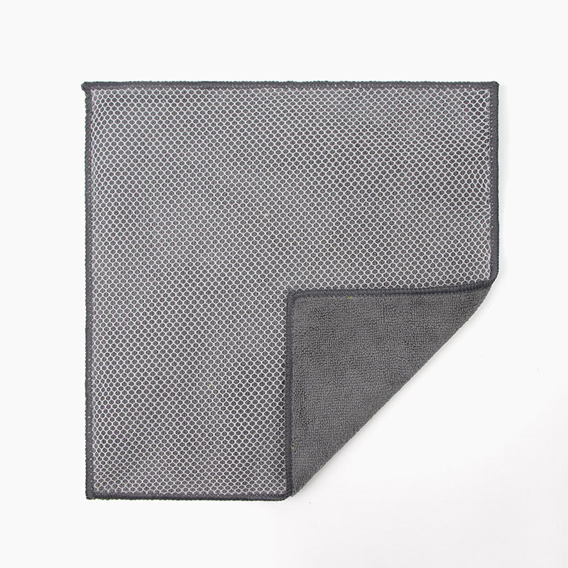 Dual-Sided Microfiber & Mesh Cleaning Cloth