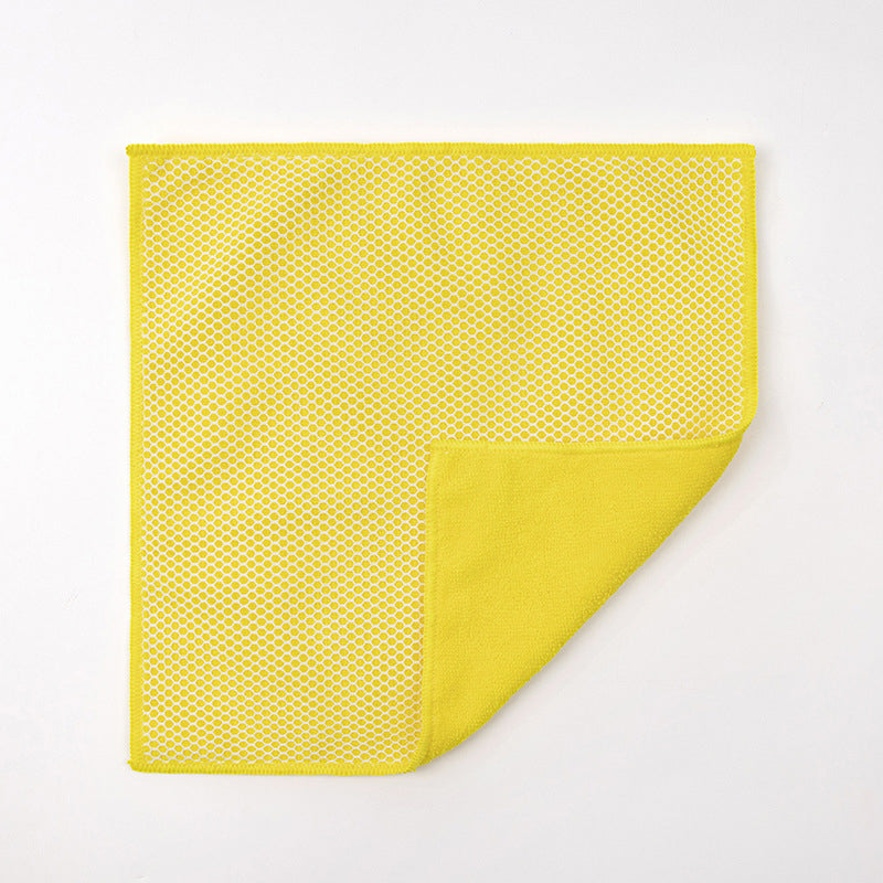 Dual-Sided Microfiber & Mesh Cleaning Cloth