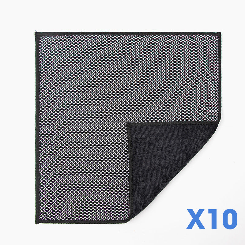 Dual-Sided Microfiber & Mesh Cleaning Cloth