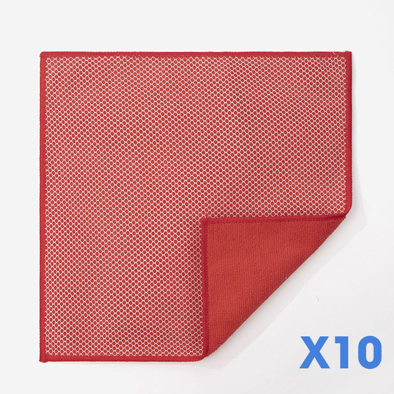 Dual-Sided Microfiber & Mesh Cleaning Cloth