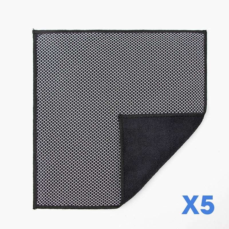 Dual-Sided Microfiber & Mesh Cleaning Cloth
