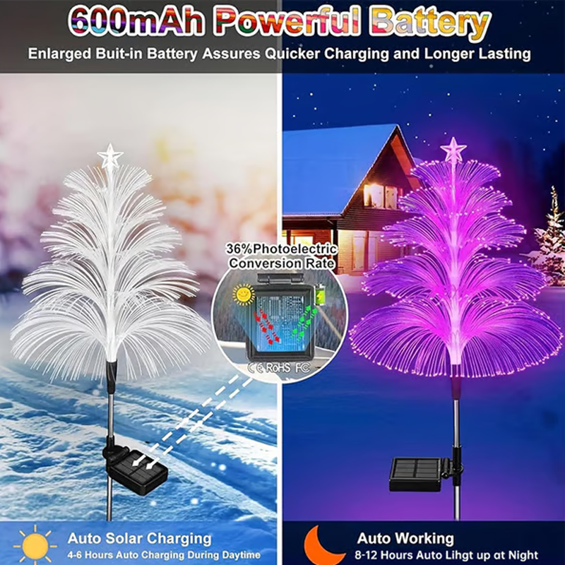 💖2026 Hot Sale💖Solar Waterproof Outdoor Jellyfish Tree Light