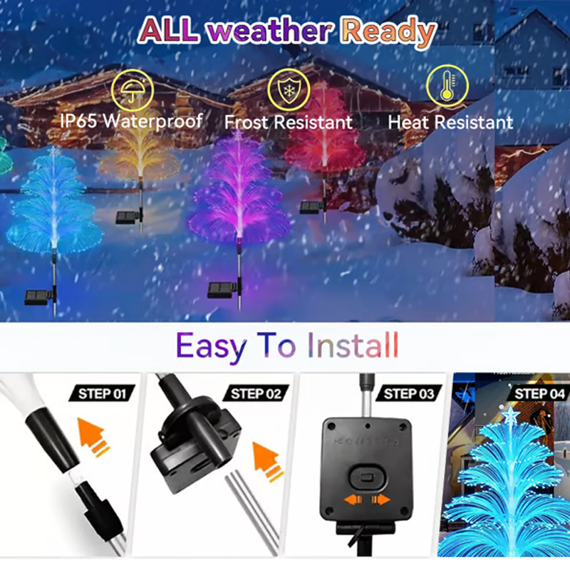 💖2026 Hot Sale💖Solar Waterproof Outdoor Jellyfish Tree Light