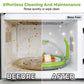 🥳2026 BESTSELLER🥾 Microwave Splatter Cover – Built-In Water Reservoir, Steam Circulation – Ergonomic Safe Grip – Fits Most Microwaves – Easy Rinse Clean! 🛡️💨