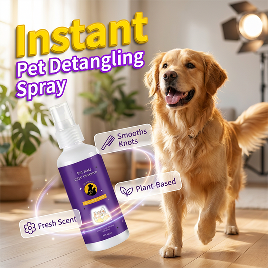 Detangling spray for dogs and cats