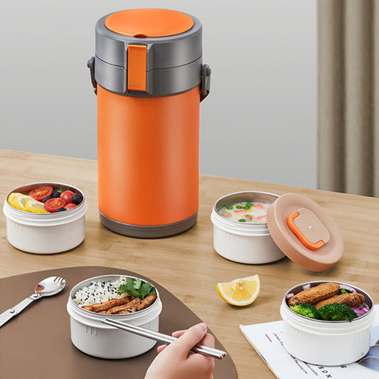 🔥New Hot Selling❤️‍🔥Stainless Steel Multi-layer Large-capacity Extra-long Insulated Lunch Box