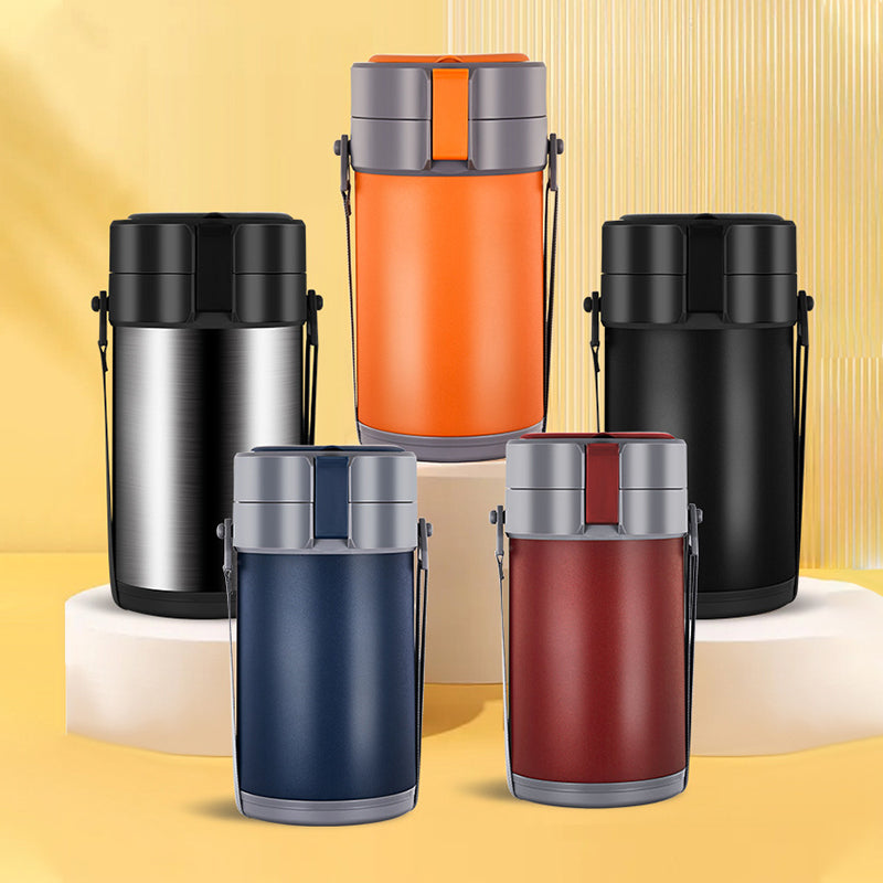 🔥New Hot Selling❤️‍🔥Stainless Steel Multi-layer Large-capacity Extra-long Insulated Lunch Box