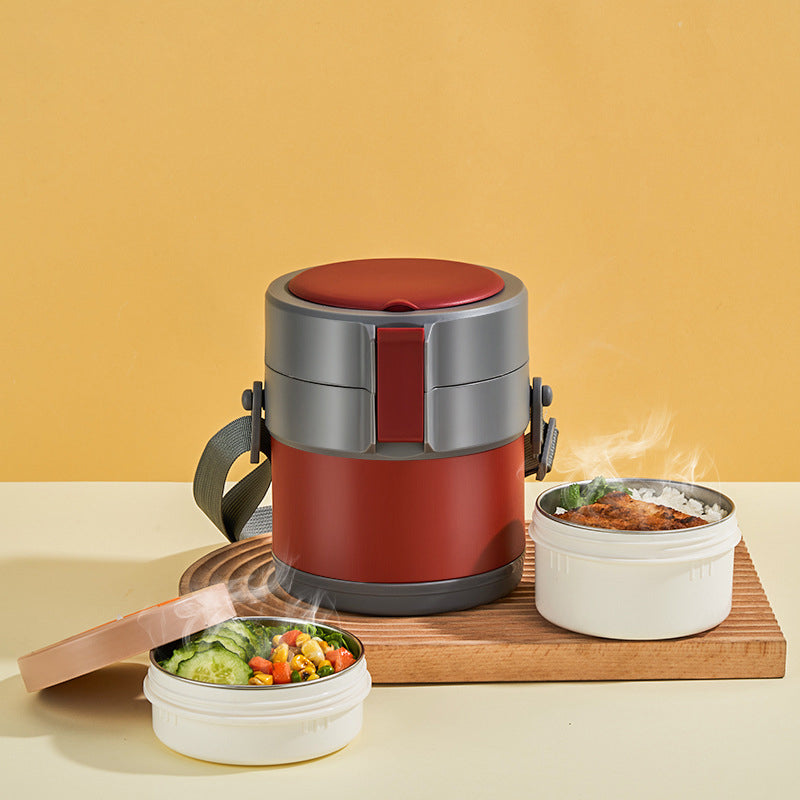 🔥New Hot Selling❤️‍🔥Stainless Steel Multi-layer Large-capacity Extra-long Insulated Lunch Box