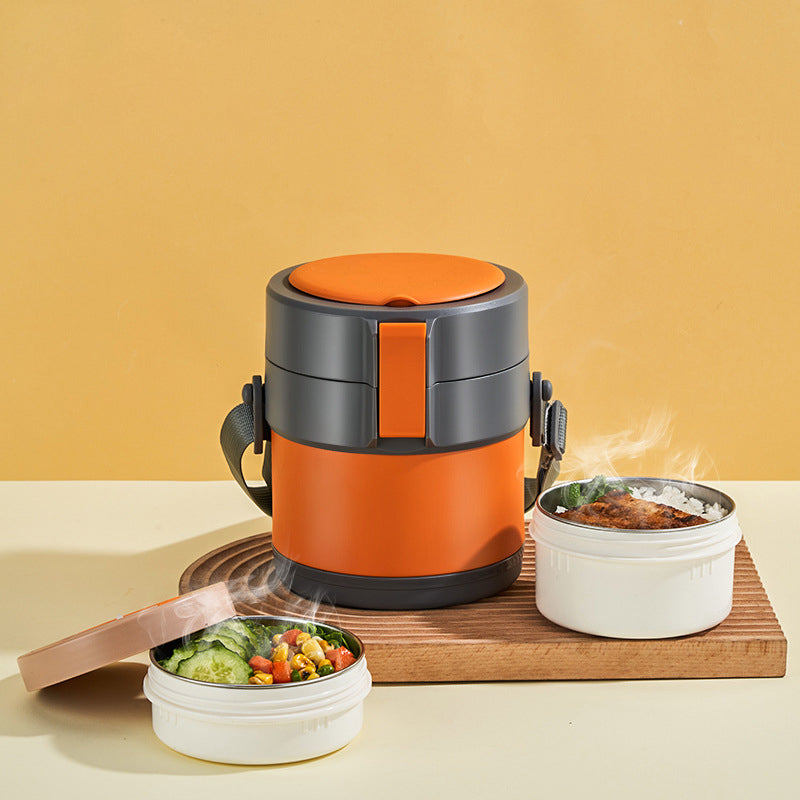 🔥New Hot Selling❤️‍🔥Stainless Steel Multi-layer Large-capacity Extra-long Insulated Lunch Box