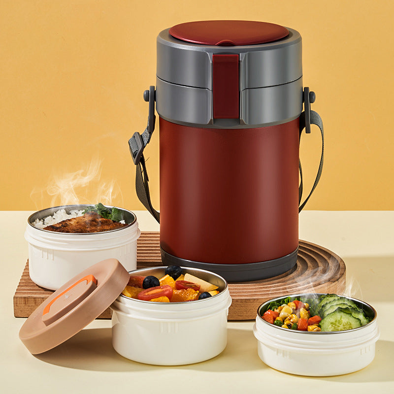 🔥New Hot Selling❤️‍🔥Stainless Steel Multi-layer Large-capacity Extra-long Insulated Lunch Box