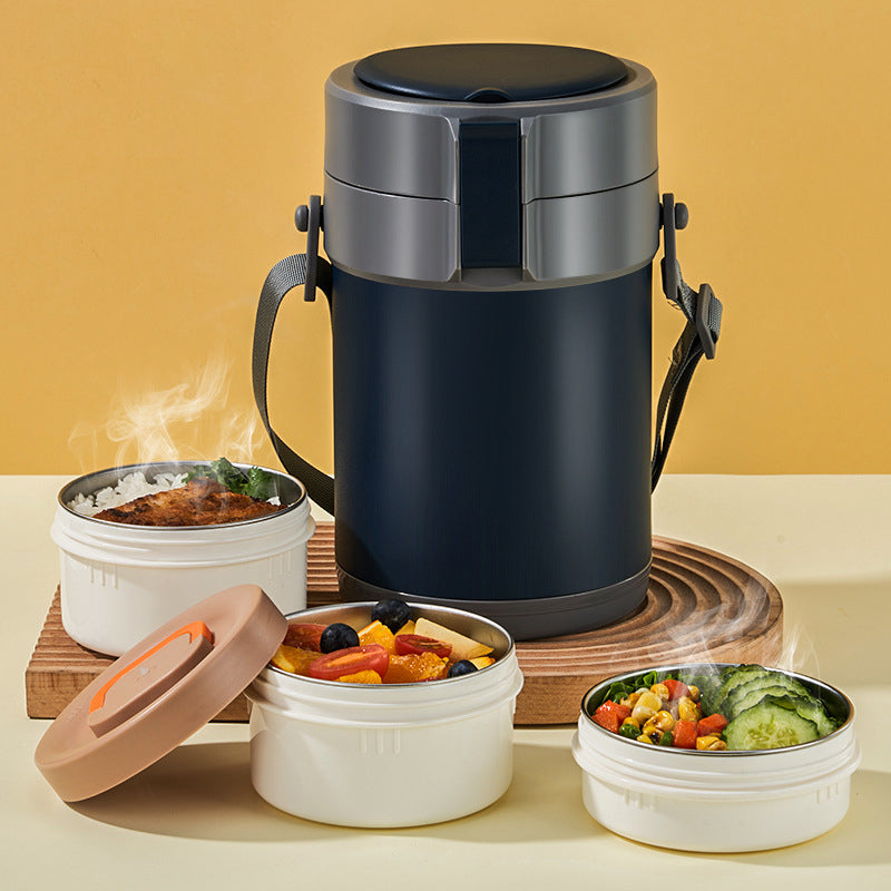🔥New Hot Selling❤️‍🔥Stainless Steel Multi-layer Large-capacity Extra-long Insulated Lunch Box