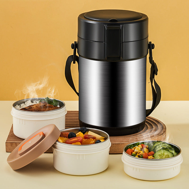 🔥New Hot Selling❤️‍🔥Stainless Steel Multi-layer Large-capacity Extra-long Insulated Lunch Box