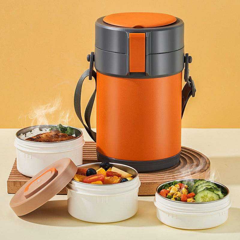 🔥New Hot Selling❤️‍🔥Stainless Steel Multi-layer Large-capacity Extra-long Insulated Lunch Box